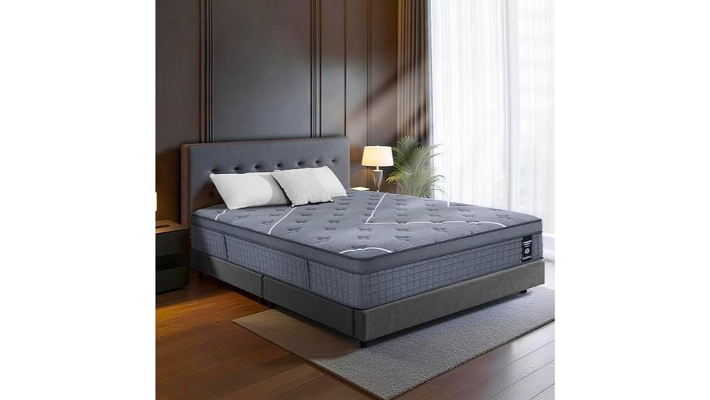 queen 10 inch hybrid memory foam