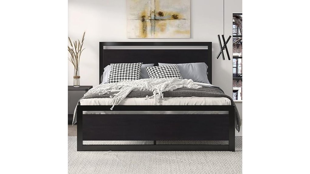 queen bed frame headboard