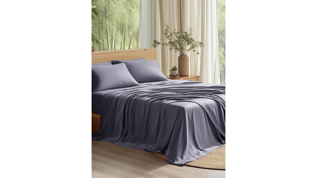 queen cooling bamboo sheets