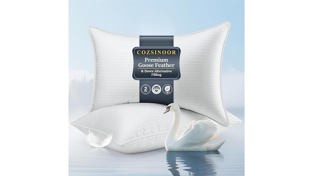 queen down alternative pillow