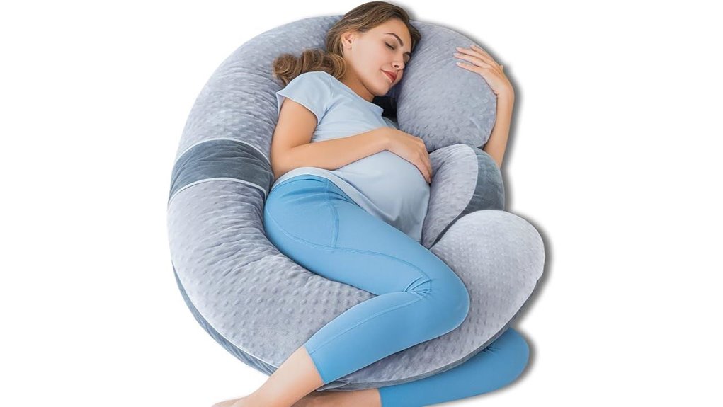 queen rose e shape pillow set