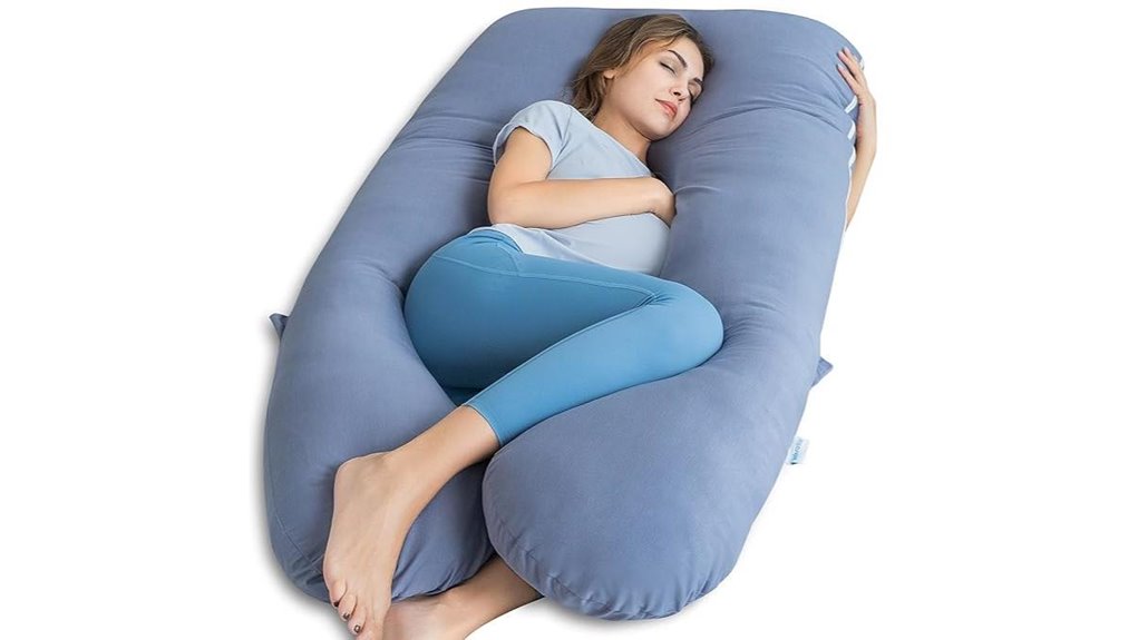 queen rose u shaped pillow 55 inch