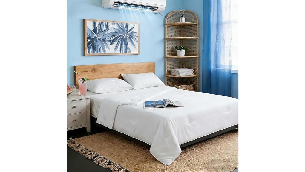 queen tencel cooling comforter