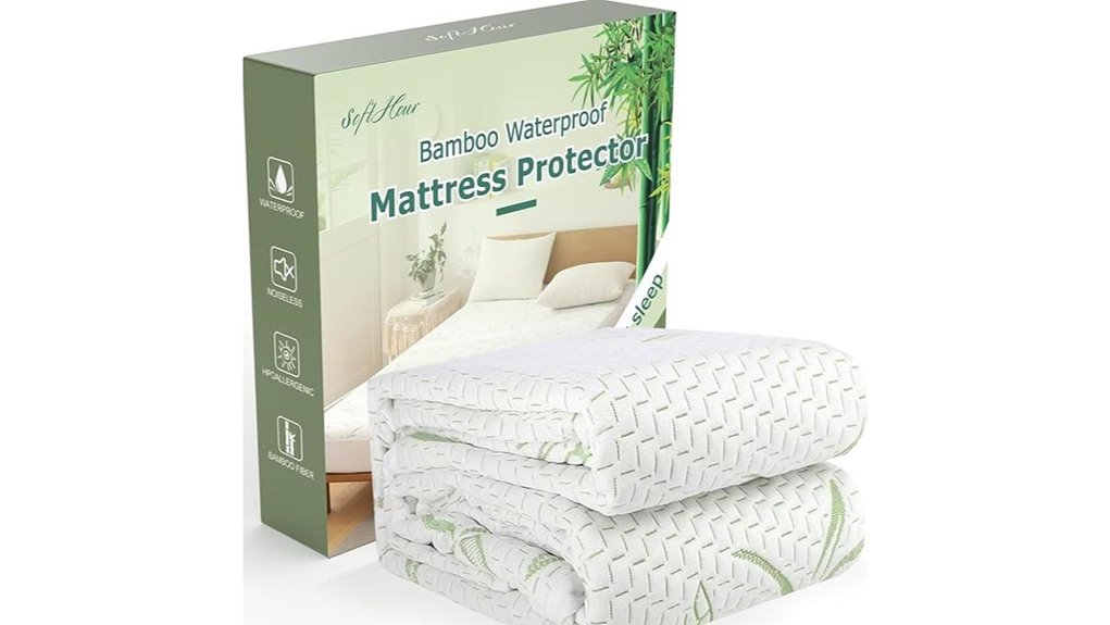 queen waterproof bamboo protector