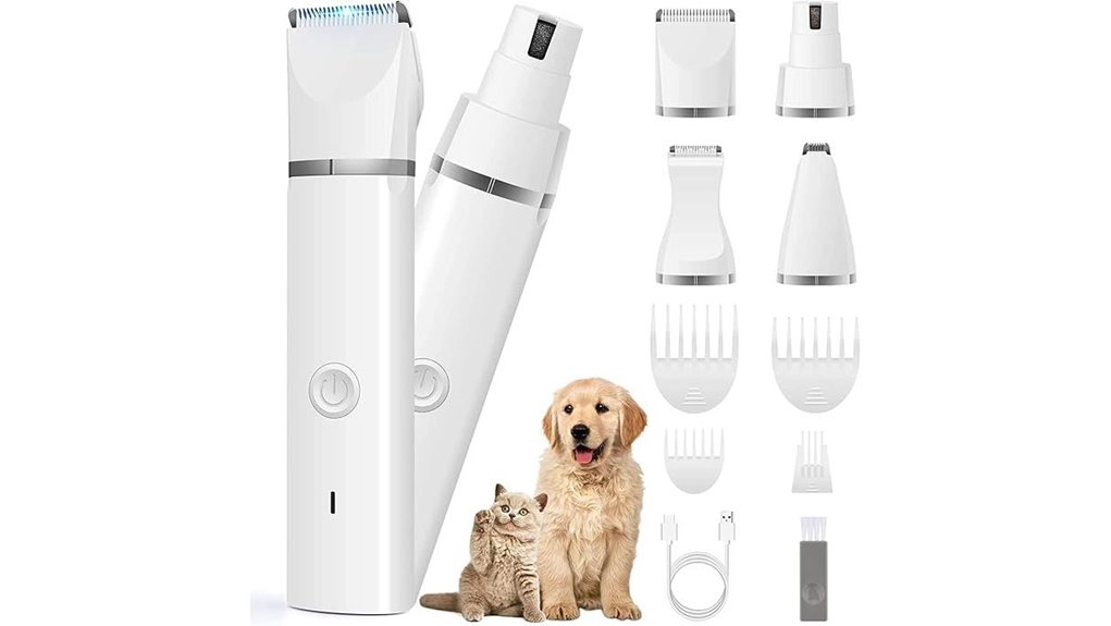 quiet rechargeable dog trimmer