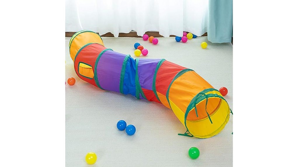 rainbow 47 inch cat tunnel
