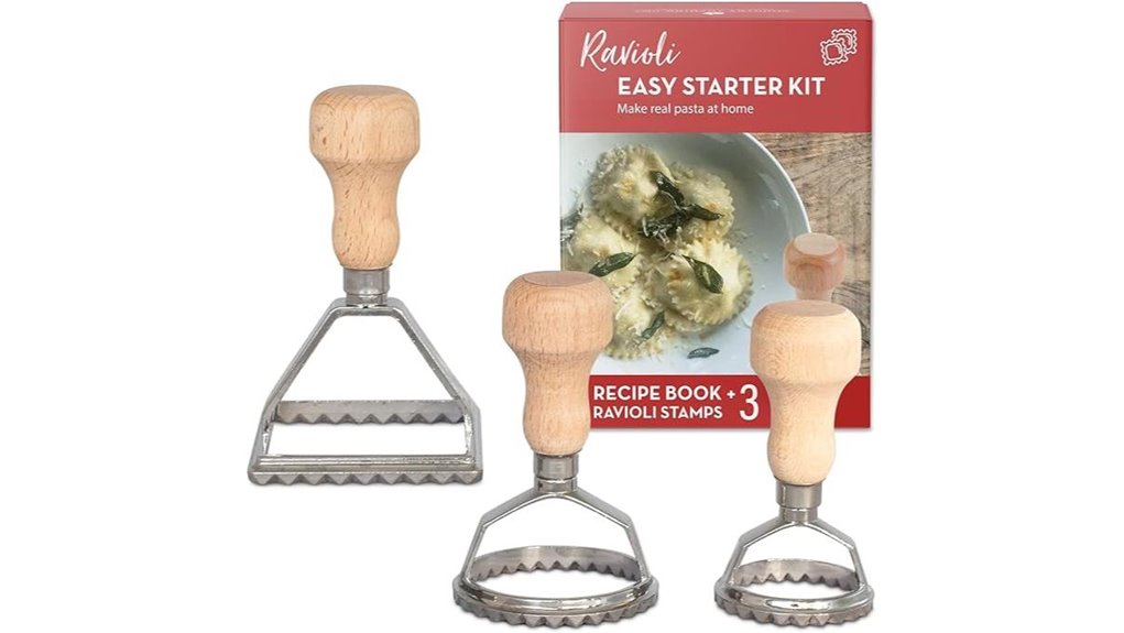 ravioli making kit with cookbook
