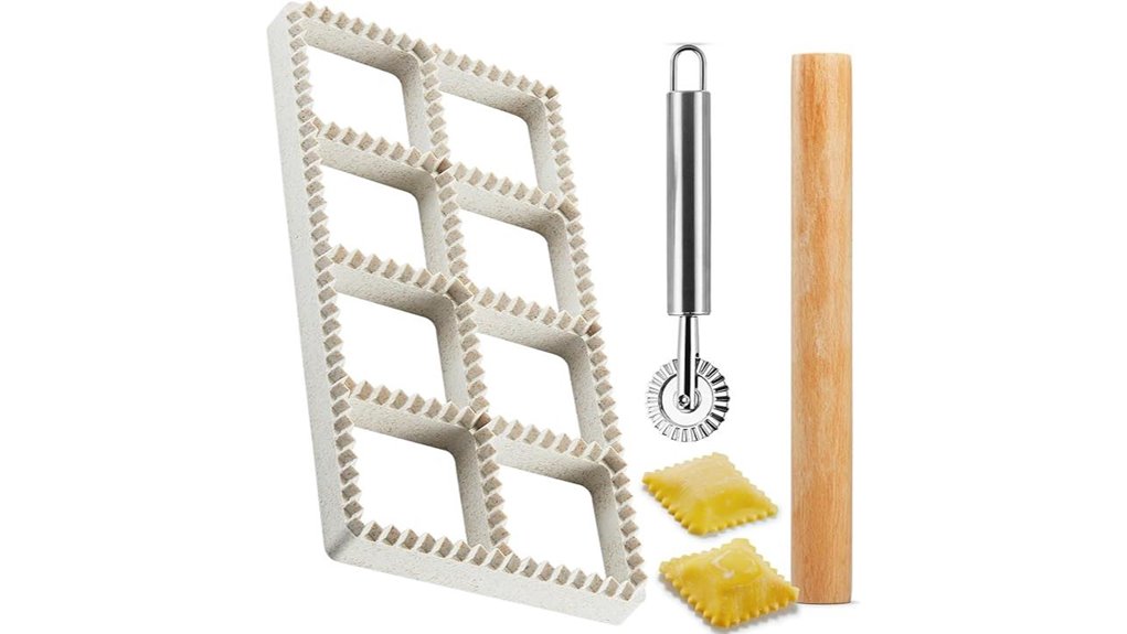 ravioli mold rolling set
