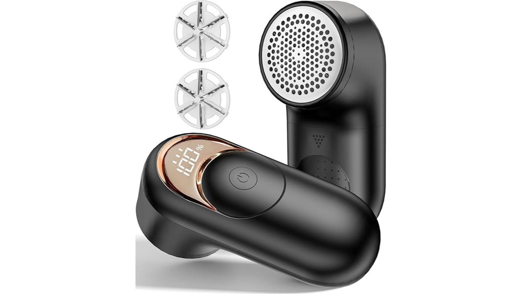 rechargeable 6 leaf fabric shaver