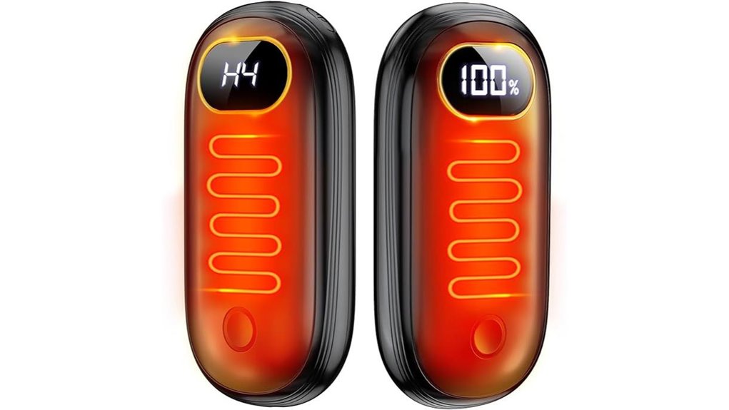 rechargeable dual heat hand warmers