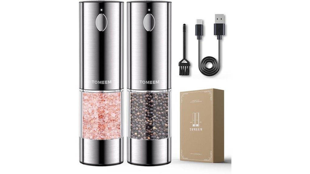 rechargeable grinder with led indicator