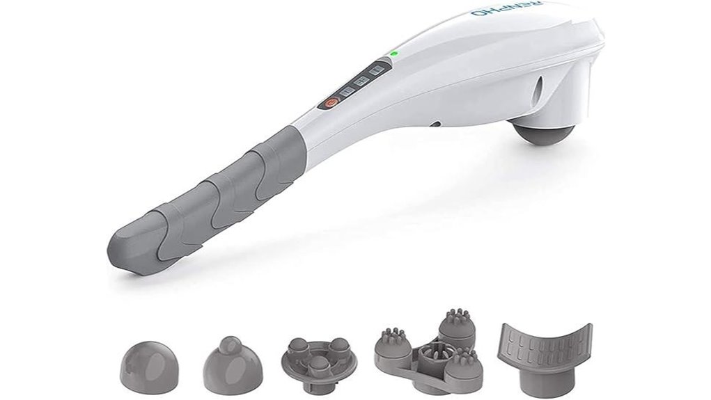 rechargeable handheld back massager