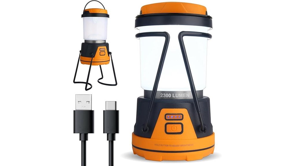 rechargeable led camping lantern