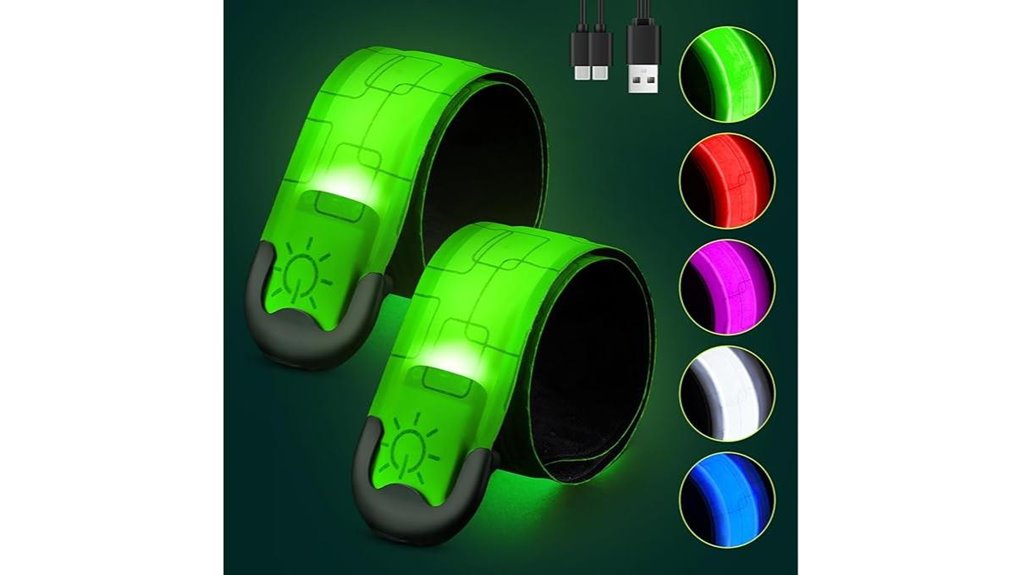 rechargeable led safety armbands