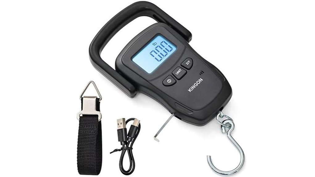rechargeable luggage scale with strap