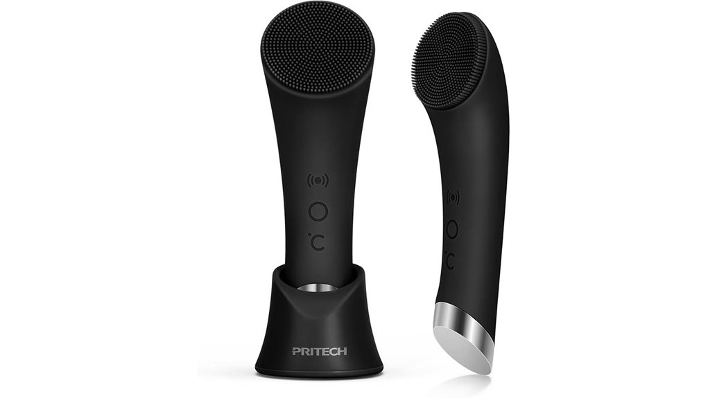 rechargeable vibrating silicone scrubber