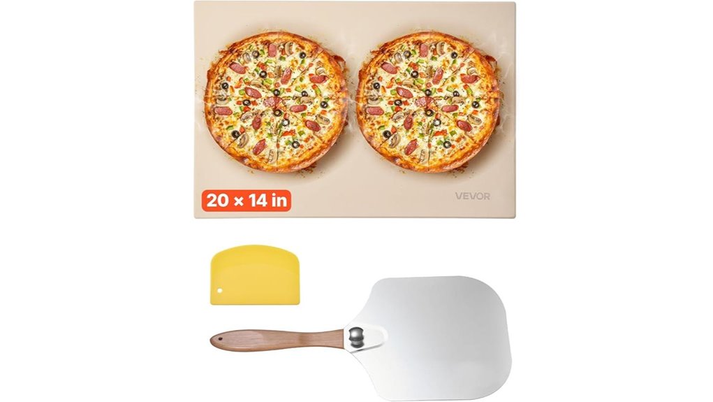 rectangular cordierite pizza stone accessories