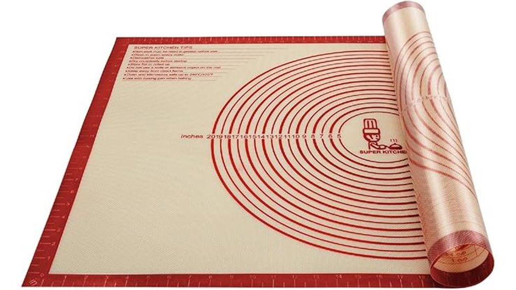 red 36x24 silicone mat