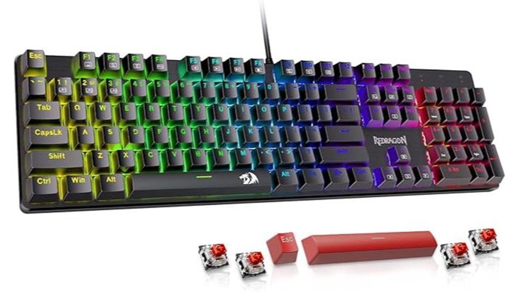 redragon hot swappable mechanical keyboard