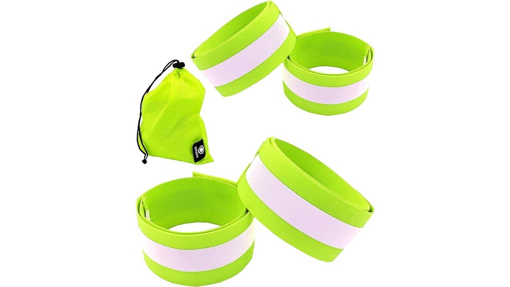 reflective night running wristbands