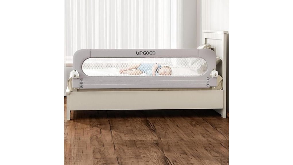 reinforced toddler rail guard