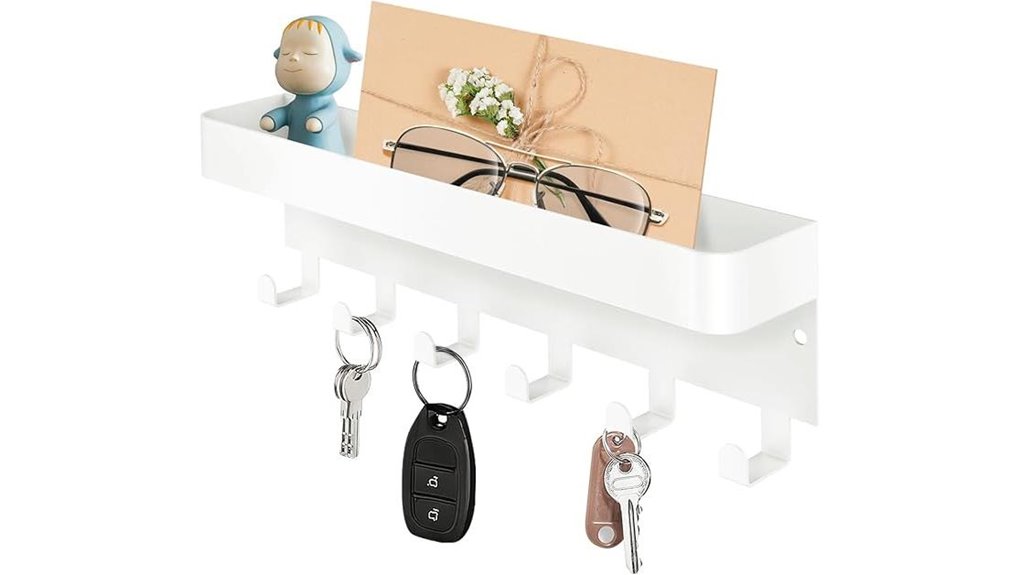 relbro key holder with shelf