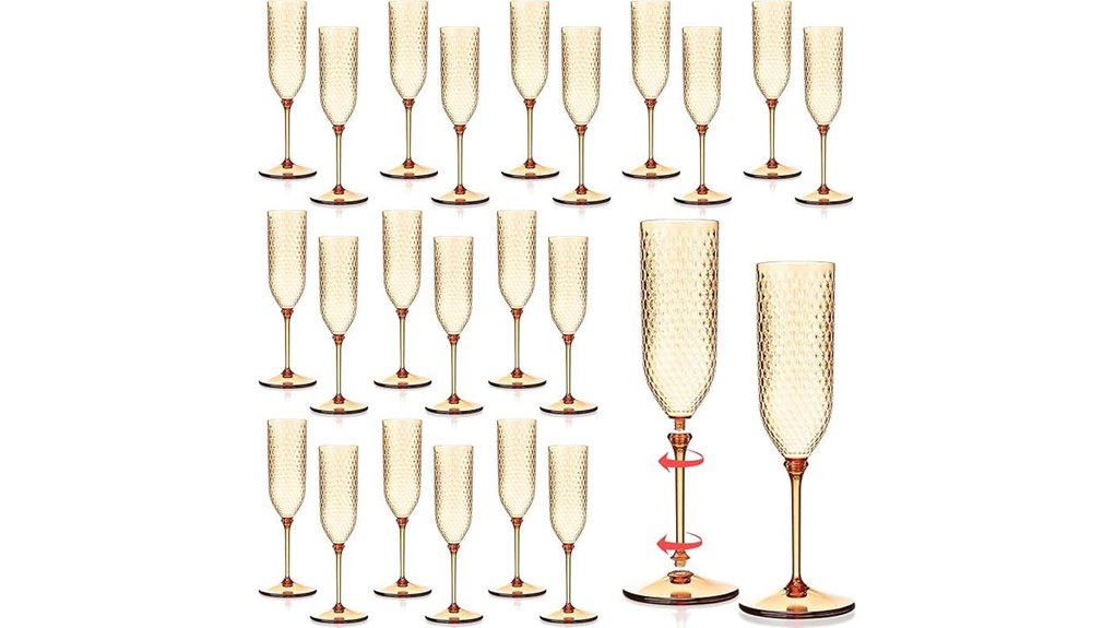 remerry 48 pack detachable flutes