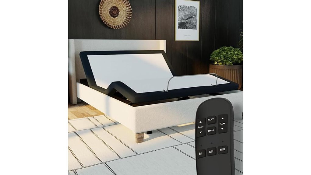 remote adjustable queen bed