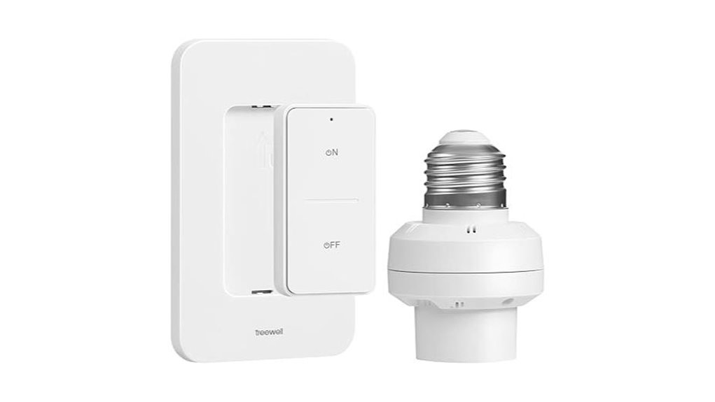 remote control bulb socket range