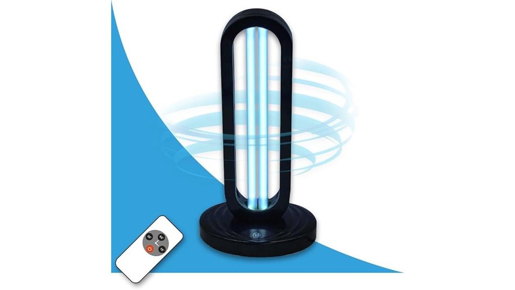 remote uv sanitizer tower
