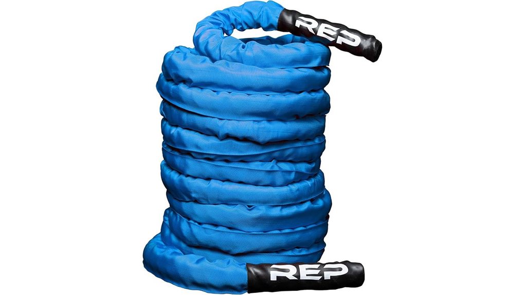 rep fitness battle rope with sleeve