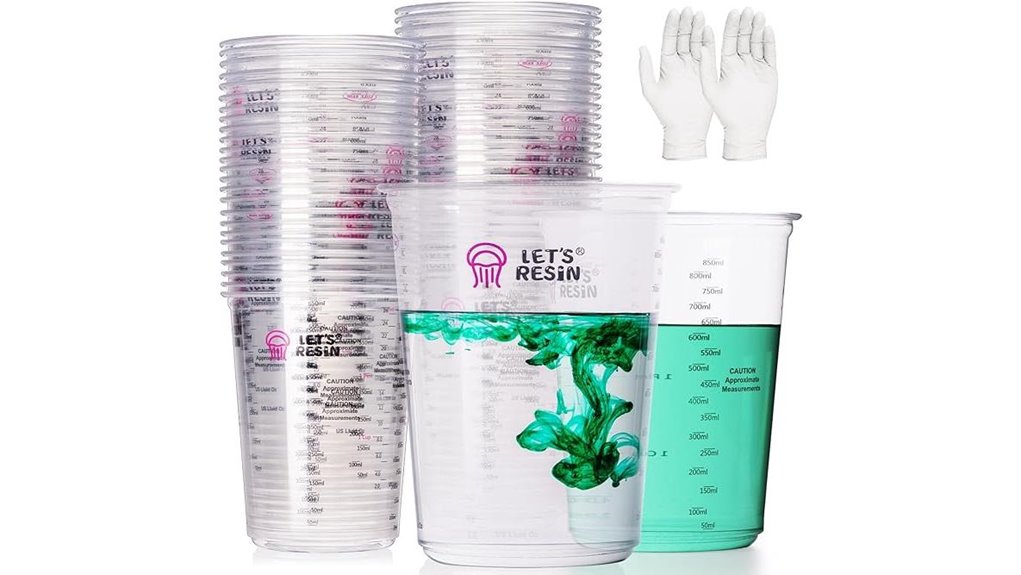 resin cups 32oz 45 pack