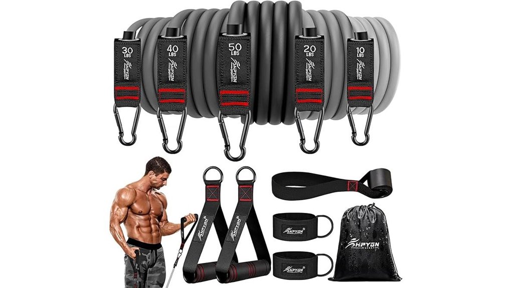 resistance bands with straps