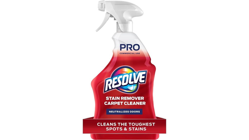 resolve carpet cleaner spot stain solution