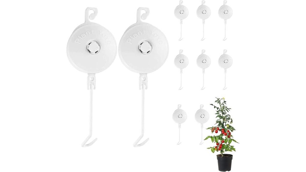 retractable plant hanger system