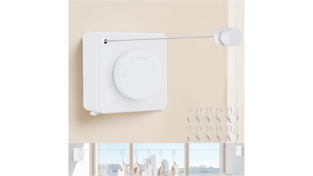 retractable stainless steel clothesline