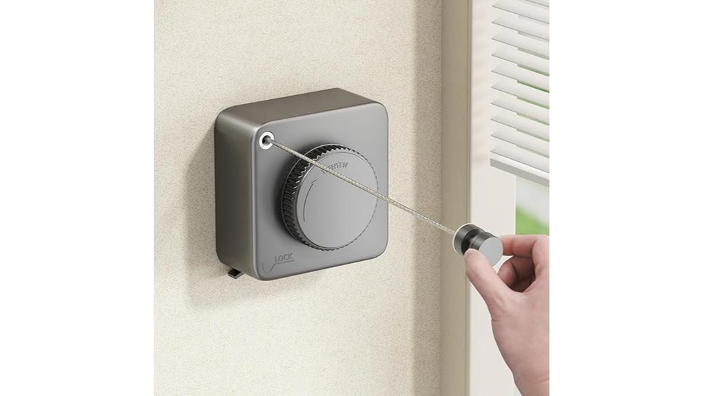 retractable steel 15ft clothesline