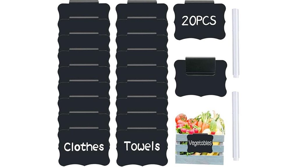 reusable clip on bin labels