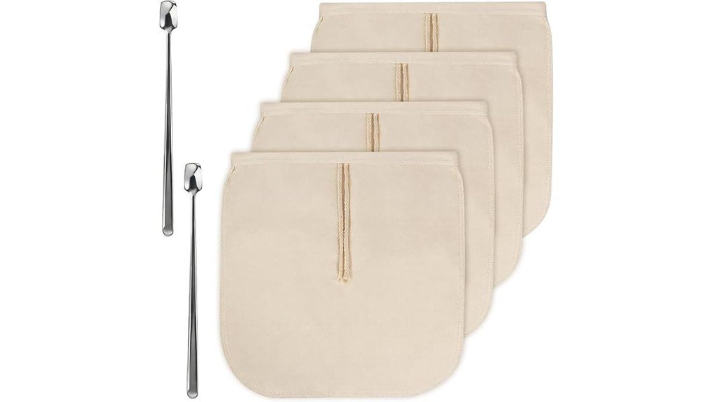reusable cold brew bags with drawstrings