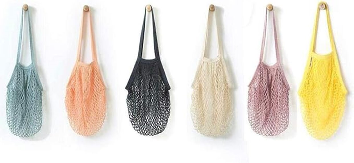 reusable cotton mesh bags