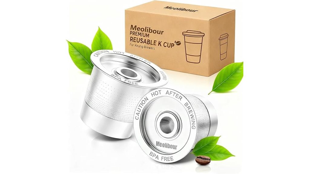 reusable k cups for keurig 1 0 2 pack