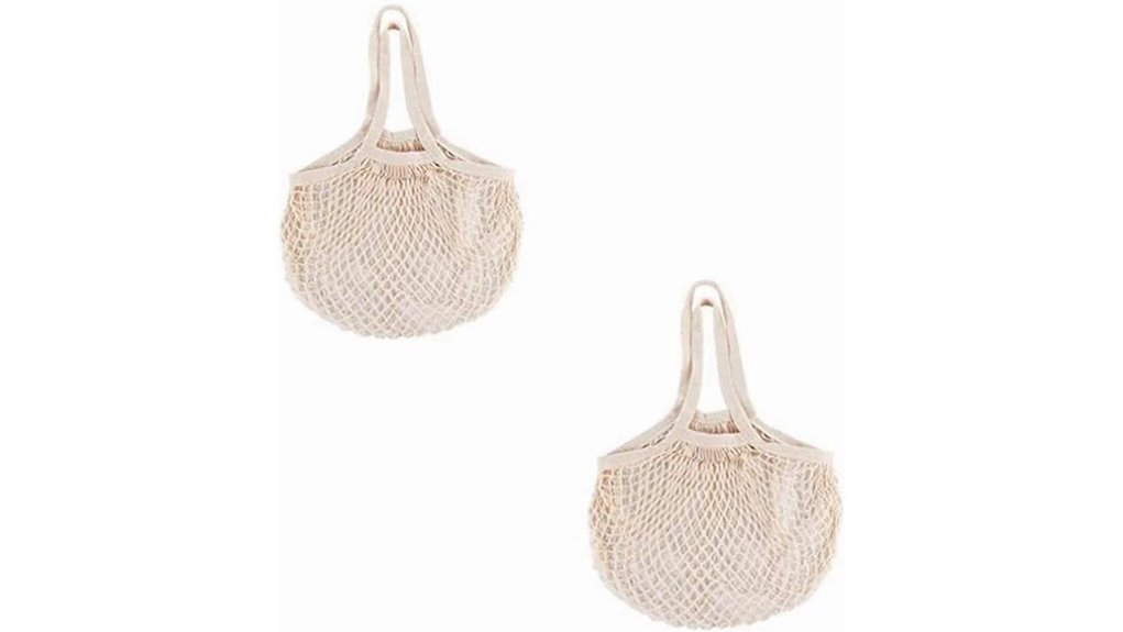 reusable mesh bags pair