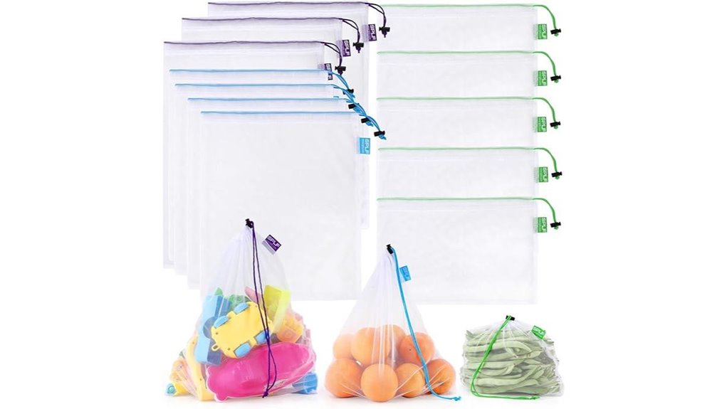 reusable mesh produce bags