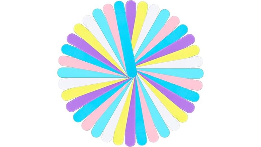 reusable six color stir rods