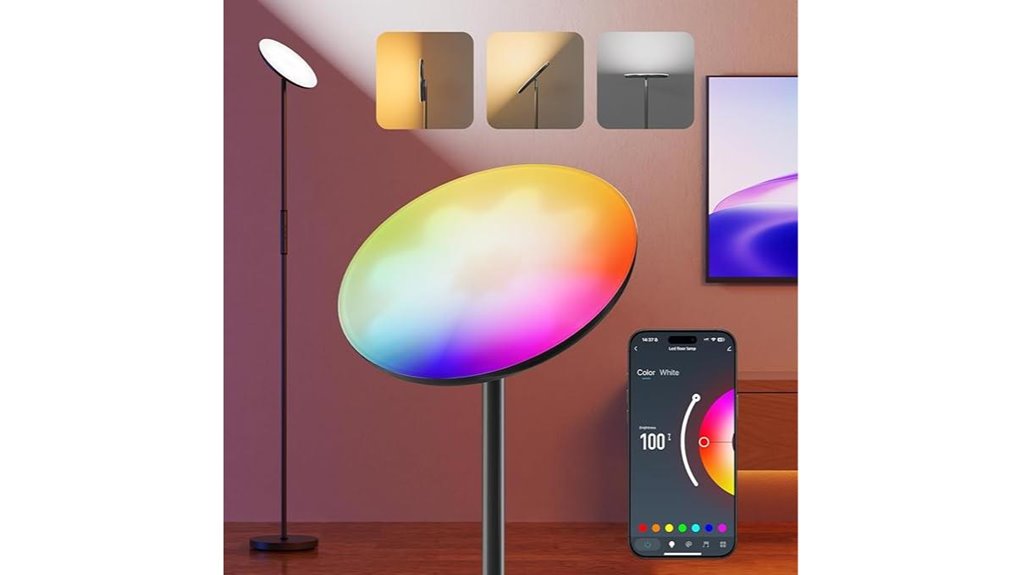 rgbww smart lamp with app