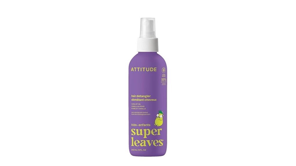 rinse free detangler for kids