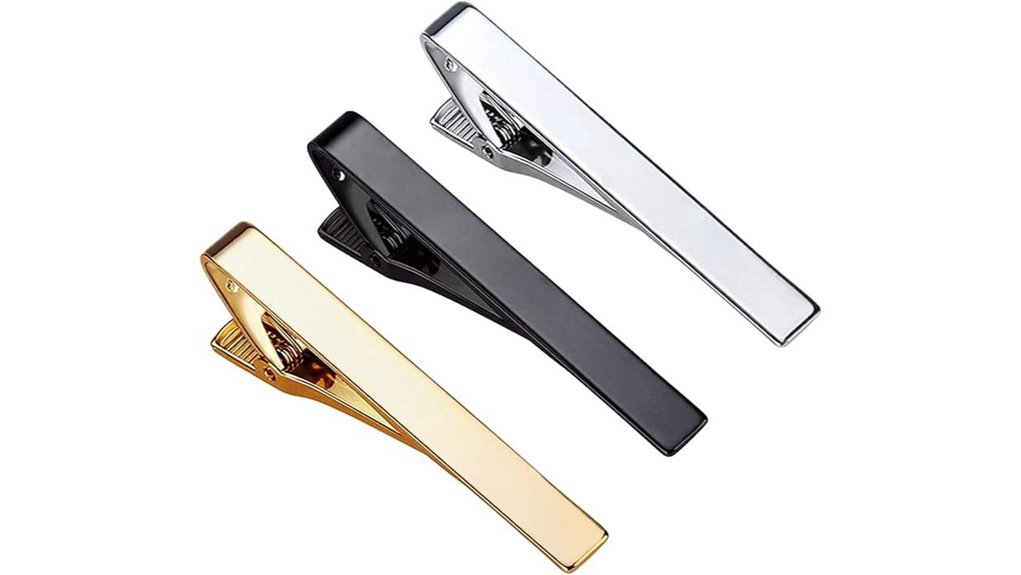 roctee men s tie clip trio