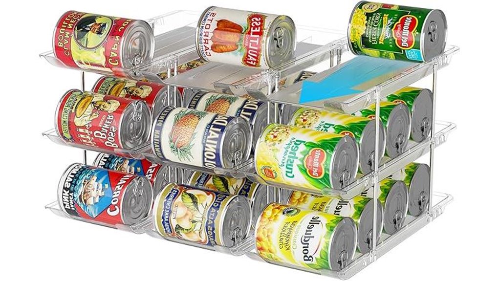 rolling 36 capacity can organizer
