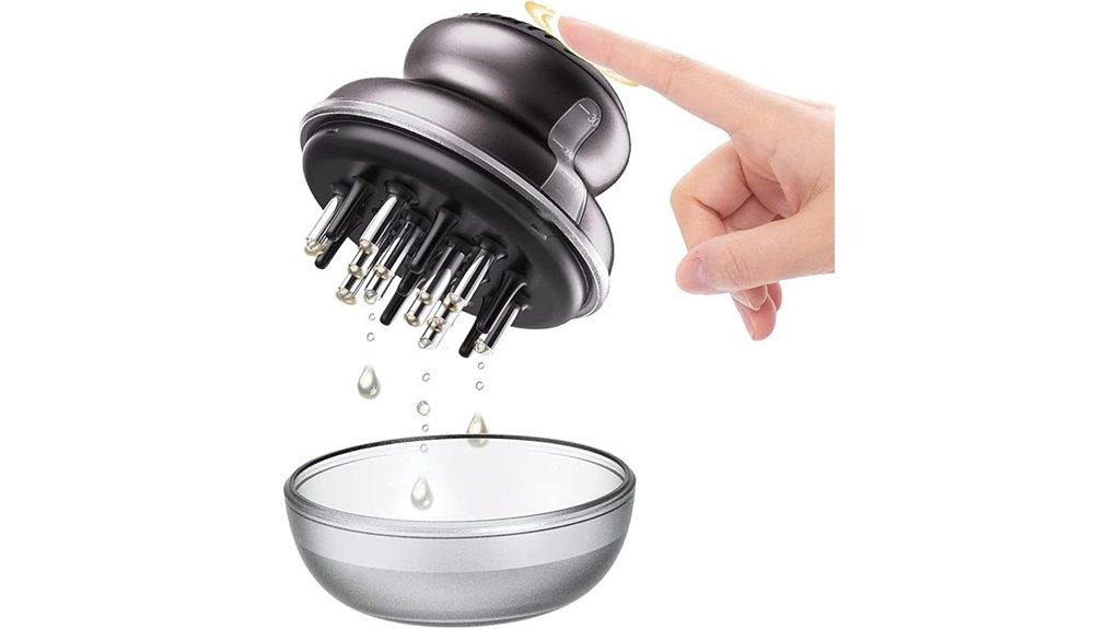 rolling ball scalp comb