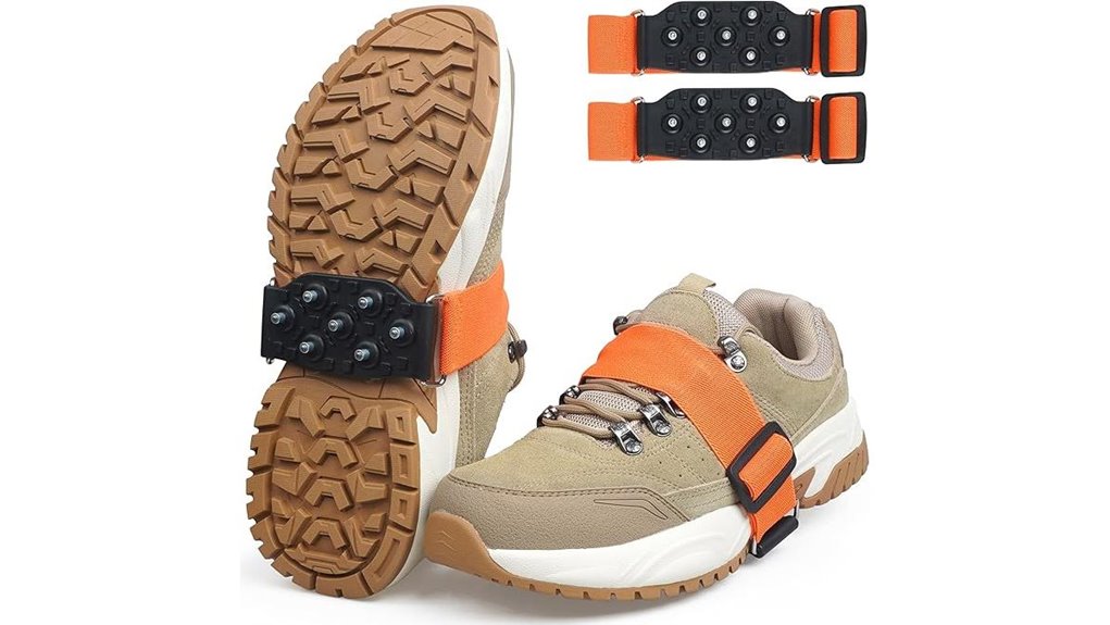 rotatable tungsten studded crampons